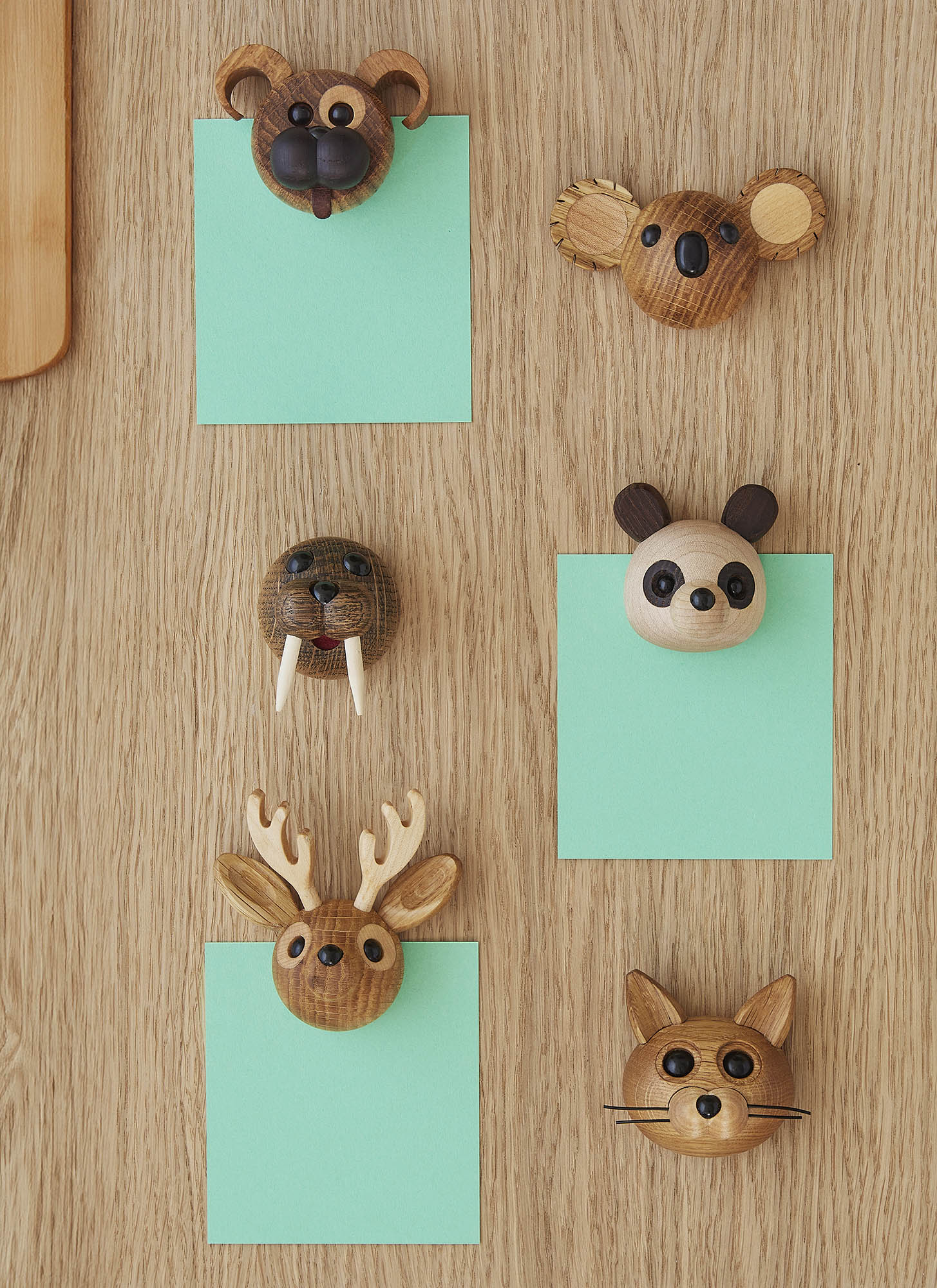 Magnets.