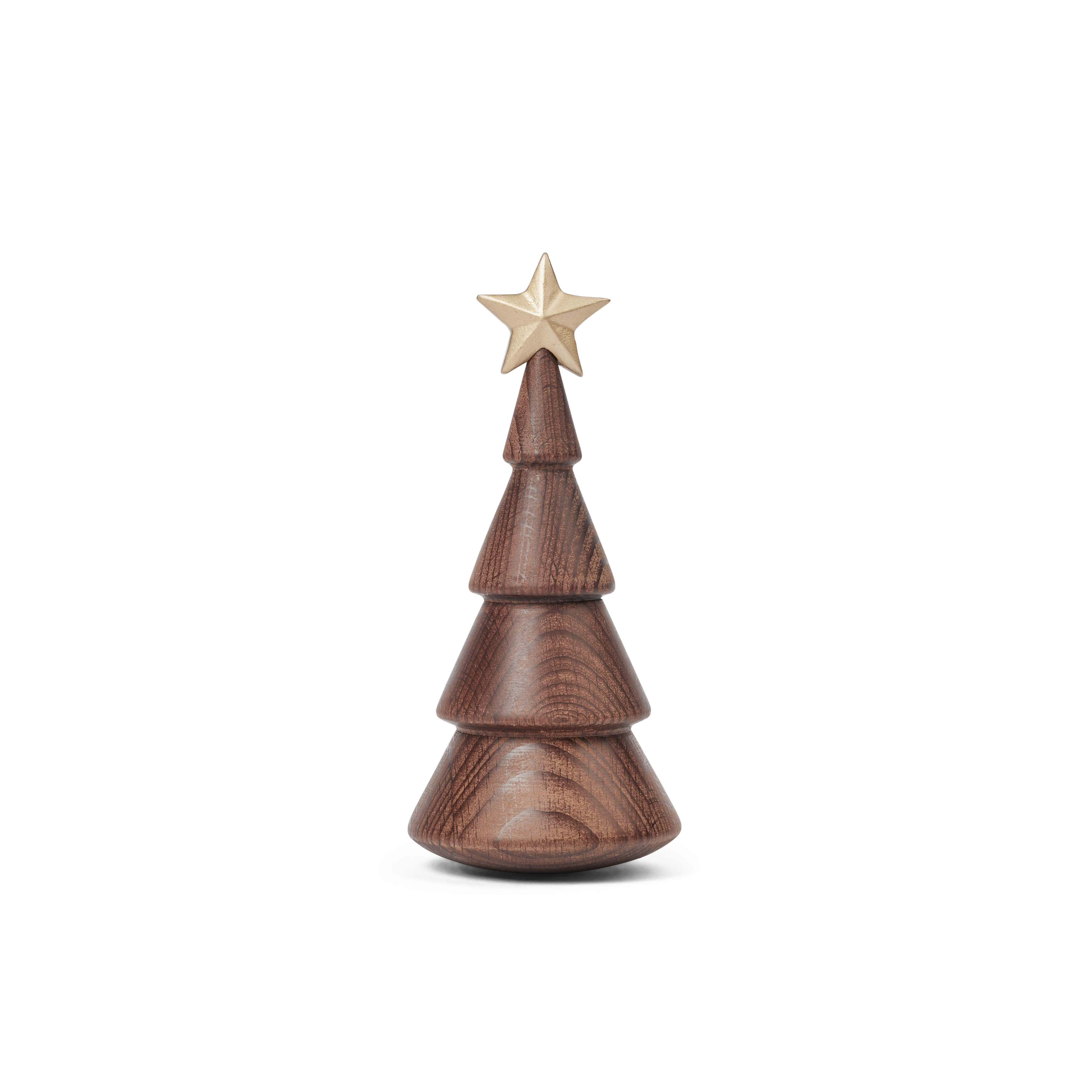The Christmas Tree, thermo beech, gold star