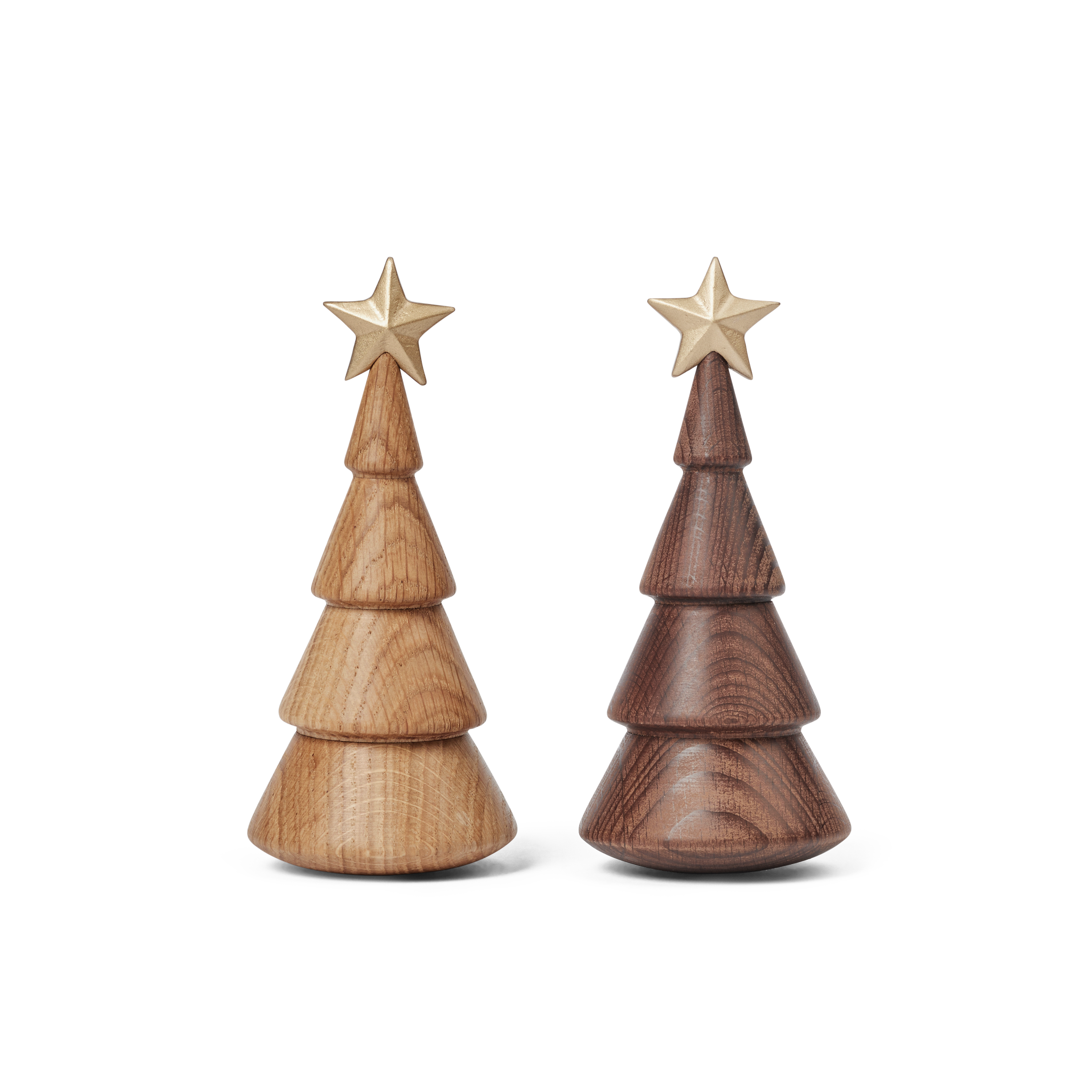 The Christmas Tree, thermo beech, gold star