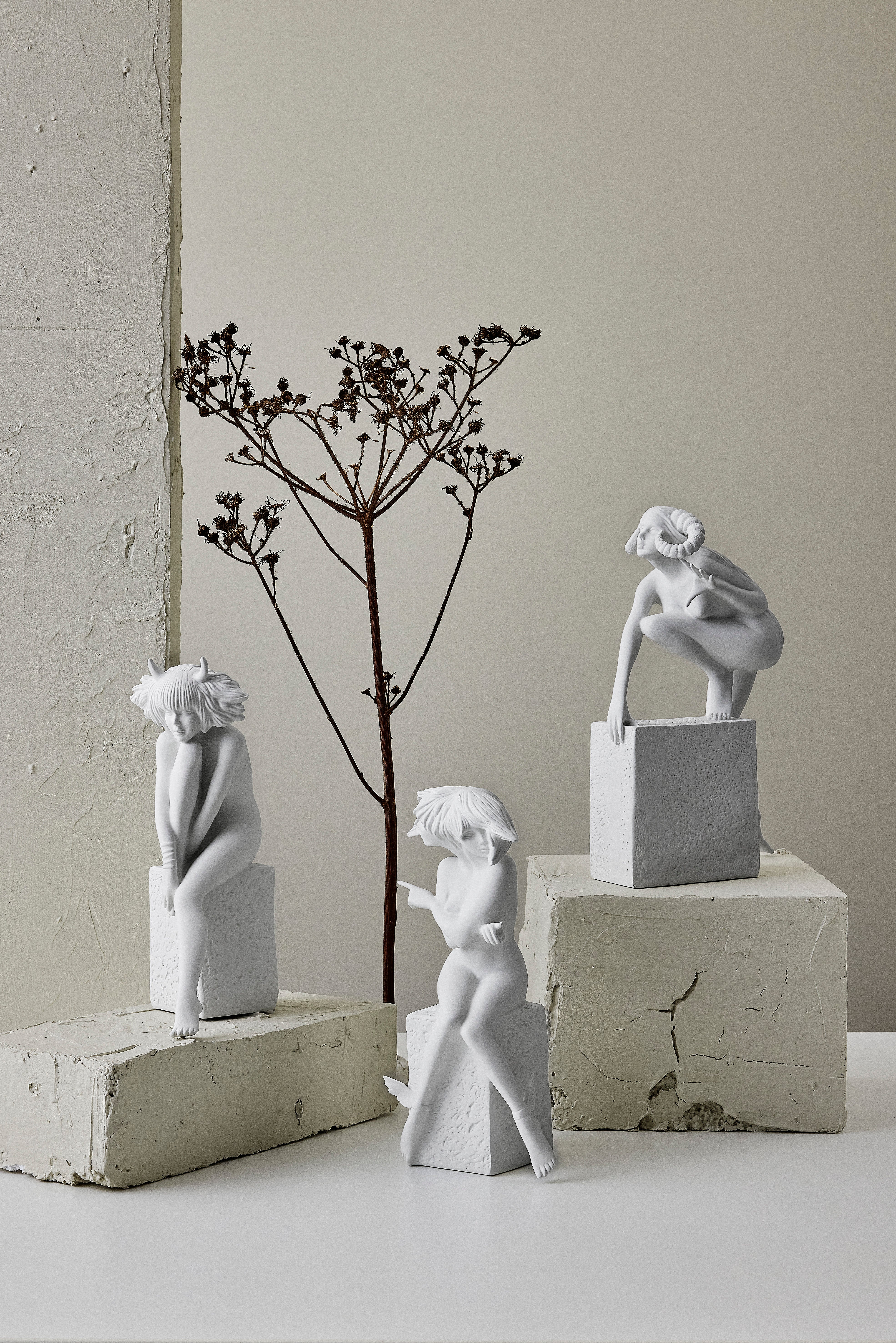 Gemini, Christel, porcelain