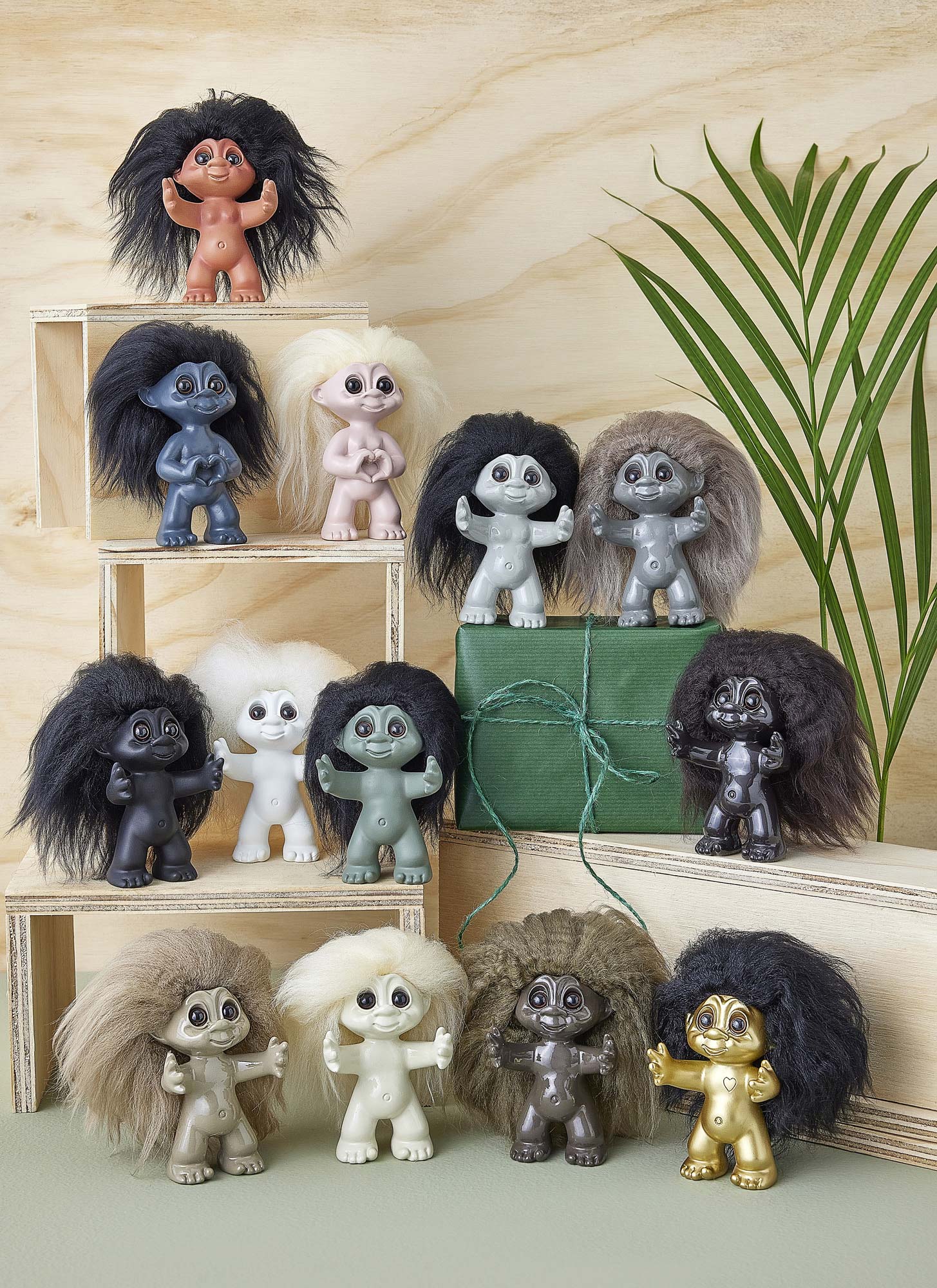 Good Luck Troll (matt black, 9 cm)