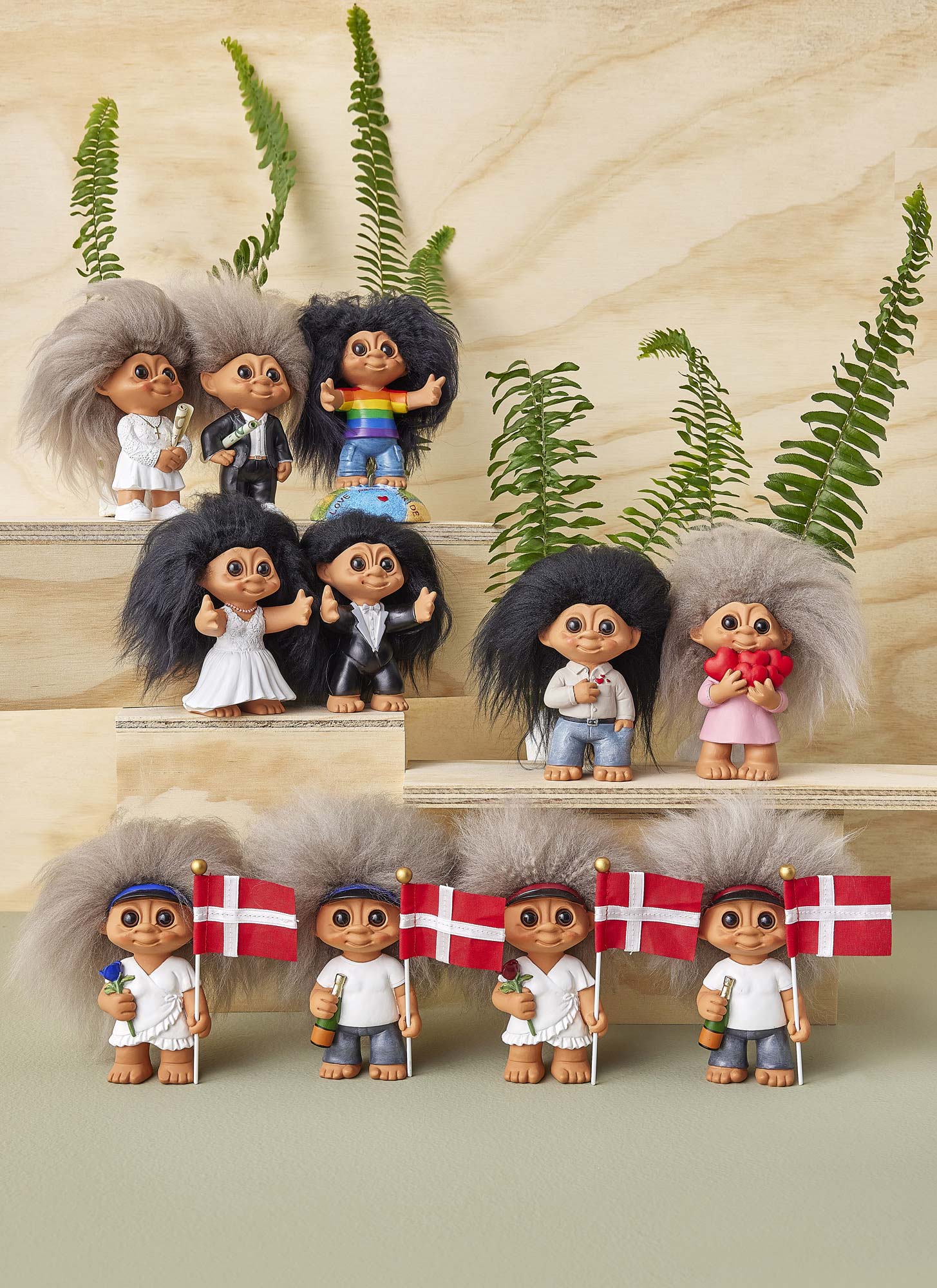 The Wedding Couple (Good Luck Troll, 9 cm)