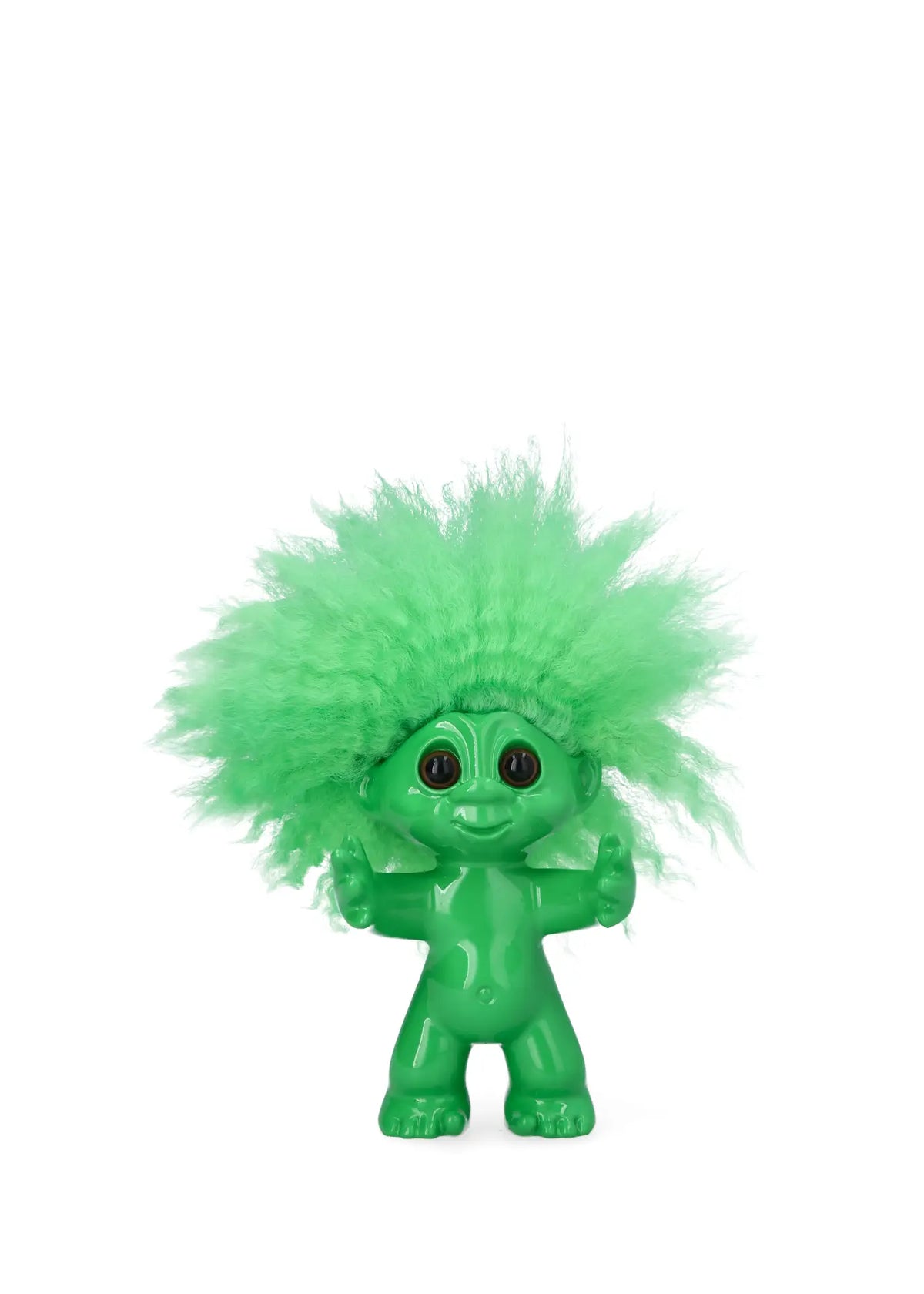Good Luck Troll, green, 9 cm