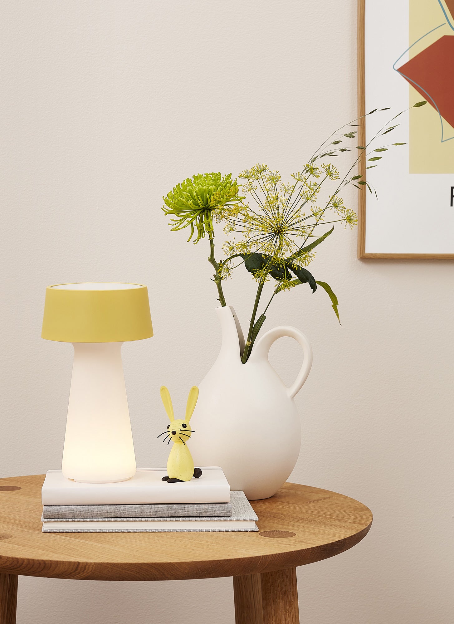Ember, pale yellow