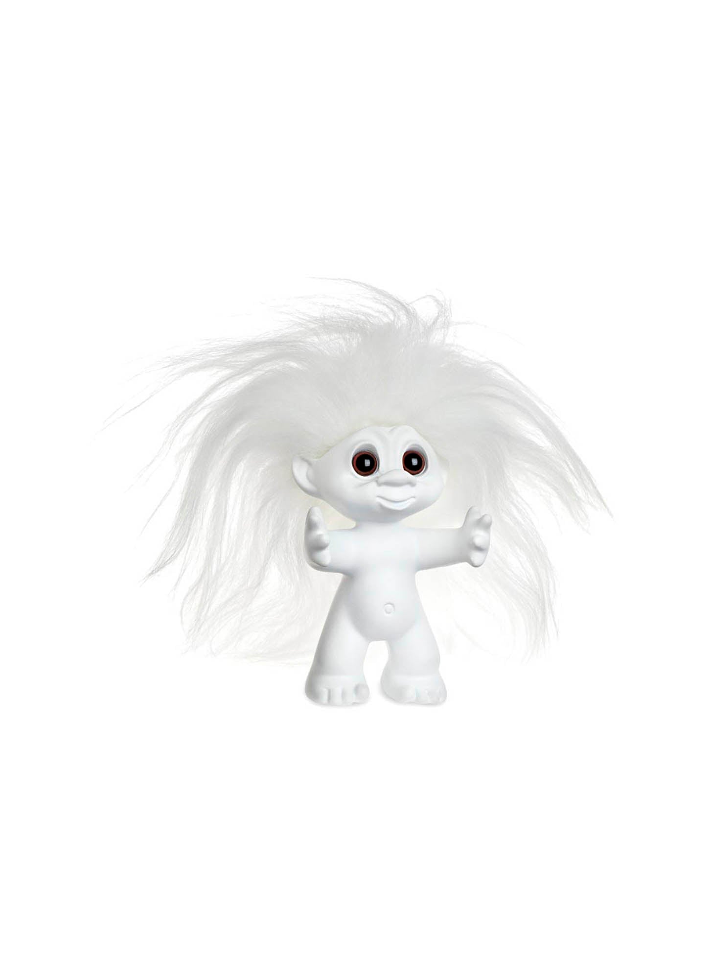 Good Luck Troll (matt white, 9 cm)