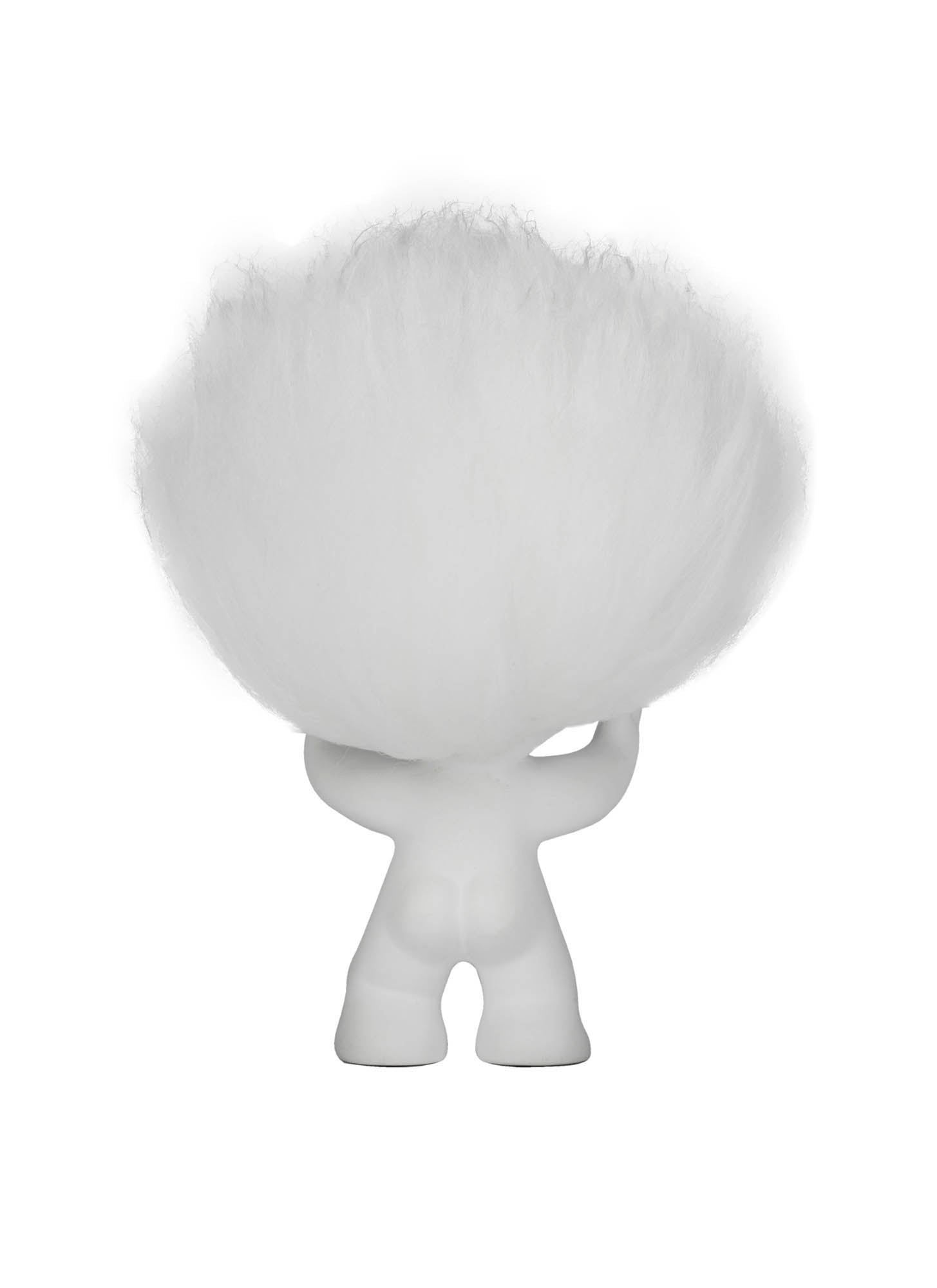 Good Luck Troll (matt white, 9 cm)